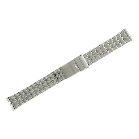 Bracelet de montre 18mm Acier à Boucle déployante de Sureté