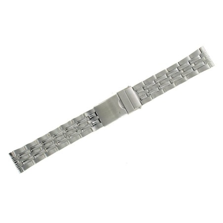 Bracelet de montre 18mm Acier à Boucle déployante de Sureté