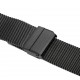 Bracelet de Montre 24mm Noir Maille Milanaise Acier Rowi-Fixoflex®