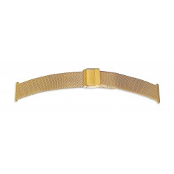 Bracelet de Montre 16mm Mesh Milanais Acier Gold Inoxydable HiTec ROWI FIXOFLEX 
