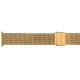 Bracelet de Montre 20mm Mesh Acier Gold HiTec Rowi-Fixoflex®