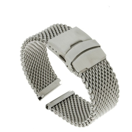 Bracelet de Montre 24mm Mesh Acier Gold HiTec Rowi-Fixoflex®