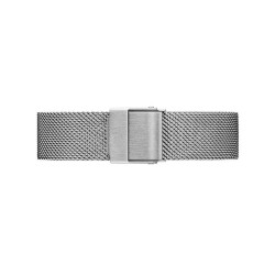 Bracelet de Montre 16mm Argenté Maille Milanaise Acier Rowi-Fixoflex