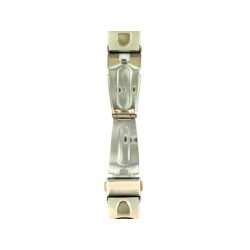 Bracelet de montre 18mm Métal avec Boucle déployante de Sureté