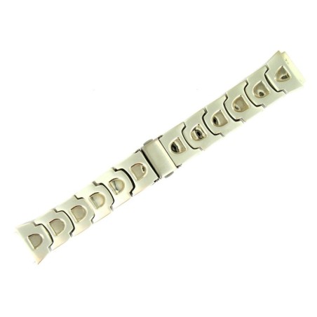 Bracelet de montre 18mm Métal avec Boucle déployante de Sureté