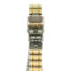 Bracelet de Montre 14mm en Acier Bicolor Boucle coulissante de sureté