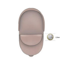 Cuvette Porte Monnaie Vert en Cuir Véritable Fabrication Artisanale Française