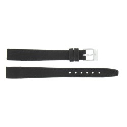 Bracelet 12mm Noir pour Montres à Anses Soudées en Cuir Véritable de Buffle