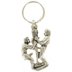 Porte clés Coquin Erotique Sexy Kamasutra en Métal