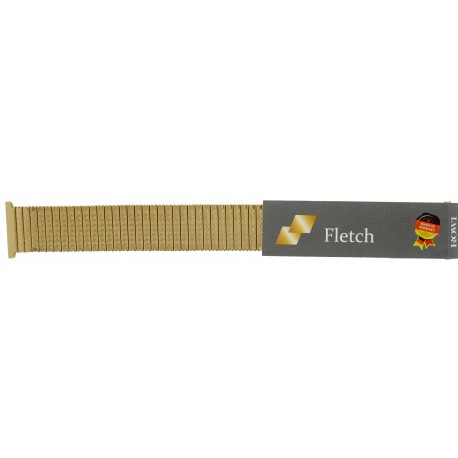 Bracelet Rowi Fletch Acier Doré 18mm Anses Fixes GA de 22mm