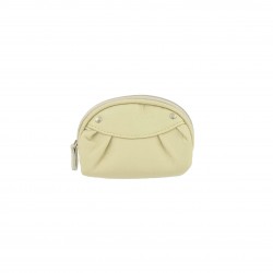 Porte-Monnaie Beige en Simili Cuir