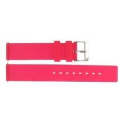 Bracelet Montre 18mm Rouge Silicone Rubber Anallergique