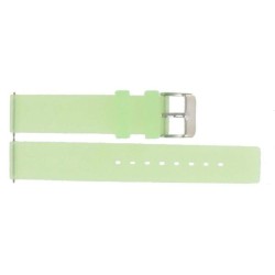 Bracelet de Montre 18mm Vert en Silicone Rubber