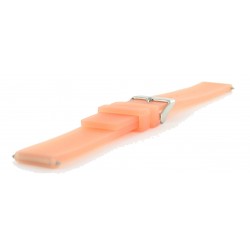 Bracelet Montre 18mm Orange Silicone Rubber Anallergique