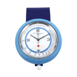 Montre Infirmière Plastique Bleu à CLIP Fabrication Française