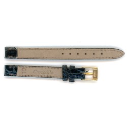 Bracelet de Montre 10mm Marine en Crocodile Véritable Fabrication Européenne