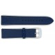 Bracelet de Montre 20mm Cuir Bleu Marine Cuir de Veau Waterproof Fabrication Artisanale