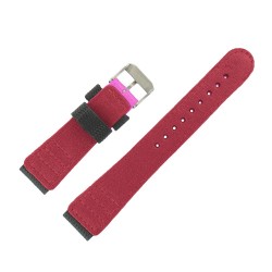 Bracelet de Montre 20mm en Nylon Fushia Touché Velours