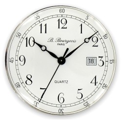 Montre Gousset à Motif Boulangerie en Palladium Viel Argent Made In France