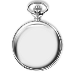 Montre de Poche à Thème Décor Sanglier en Acier Inoxydable Made In France