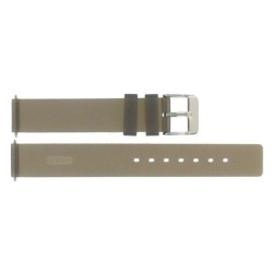 Bracelet de montre en silicone Rubber anallergique 12mm noir