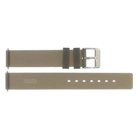 Bracelet de montre en silicone Rubber anallergique 12mm noir