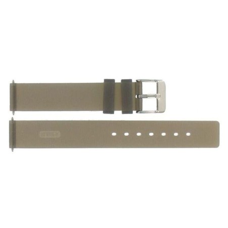 Bracelet de Montre 16mm Gris en Silicone Rubber