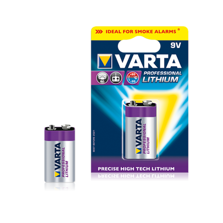 Pile 9 Volts 6LR61 Lithium 1200mAh Varta®