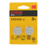 Blister de 2 Piles bouton CR2430 Lithium Max 3 Volts Kodak