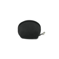 Porte-Monnaie en Simili-Cuir Noir pour Femme