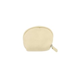 Porte-Monnaie en Simili-Cuir Beige pour Femme