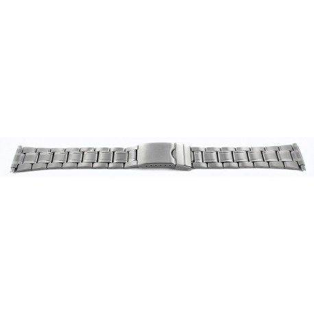 Bracelet de Montre Long Adaptable en largeur de 16 à 22mm en Acier Inoxydable