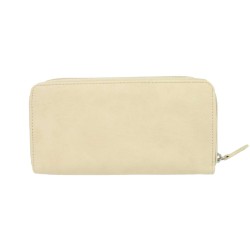Porte-Monnaie Beige en Simili Cuir