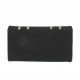 Porte-Monnaie Compagnon Noir Mat en Simili Cuir