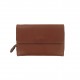 Porte-Monnaie Marron en Simili Cuir