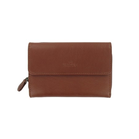 Porte-Monnaie Marron en Simili Cuir