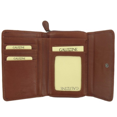 Porte-Monnaie Marron en Simili Cuir 150x100x30mm