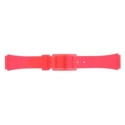 Bracelet de Montre PVC 14mm Rouge Translucide