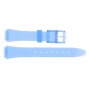 Bracelet de Montre PVC 14mm Bleu Translucide