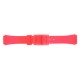 Bracelet de Montre PVC 12mm Rouge Translucide