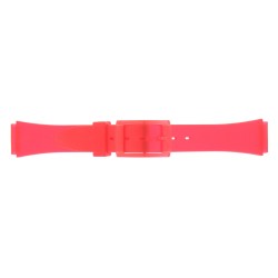 Bracelet de Montre PVC 12mm Rouge Translucide