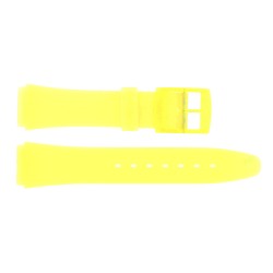 Bracelet de Montre PVC 18mm Jaune Translucide