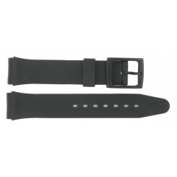 Bracelet de Montre PVC 18mm Noir