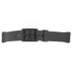 Bracelet de Montre PVC 14mm Noir Translucide