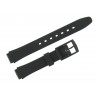 Bracelet de Montre PVC 12mm Noir Translucide