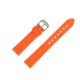 Bracelets de Montre 18mm Silicone Orange Sport