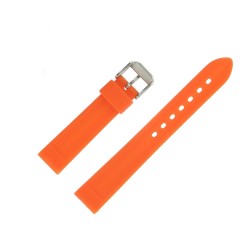 Bracelets de Montre 18mm Silicone Orange Sport