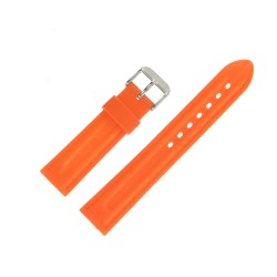 Bracelets de Montre 20mm Silicone Orange Sport