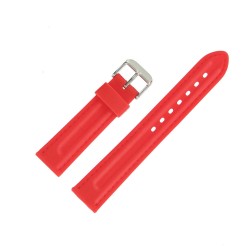 Bracelets de Montre 20mm Silicone Rouge Sport