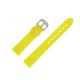 Bracelets de Montre 18mm Silicone Jaune Sport